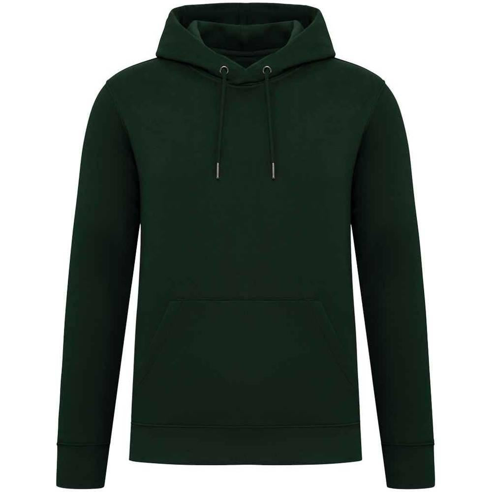 Forest Green - Front - Native Spirit Unisex Adult Heavyweight Hoodie