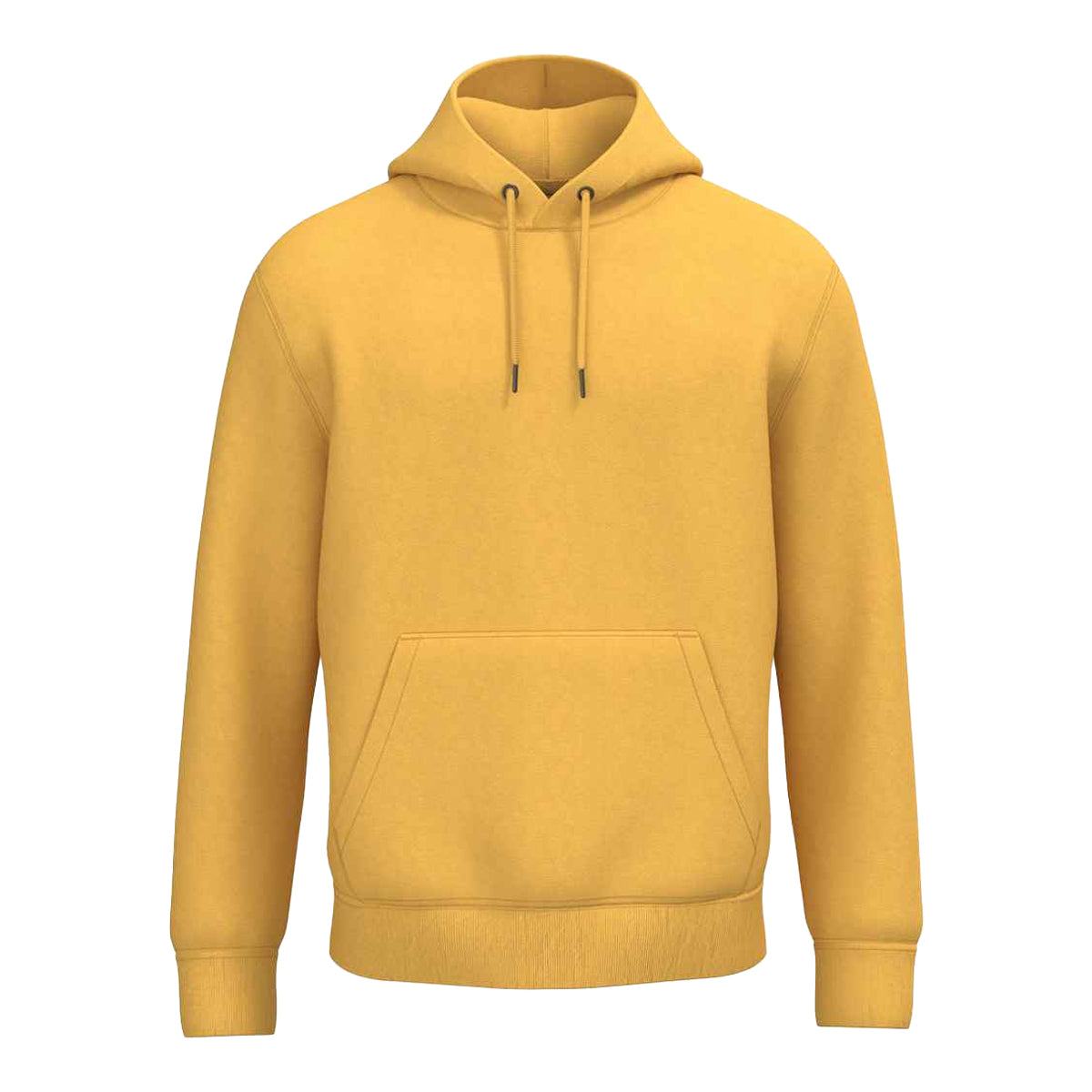 Sun Yellow - Front - Native Spirit Unisex Adult Heavyweight Hoodie