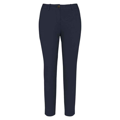 Navy Blue - Front - Native Spirit Womens-Ladies Trousers