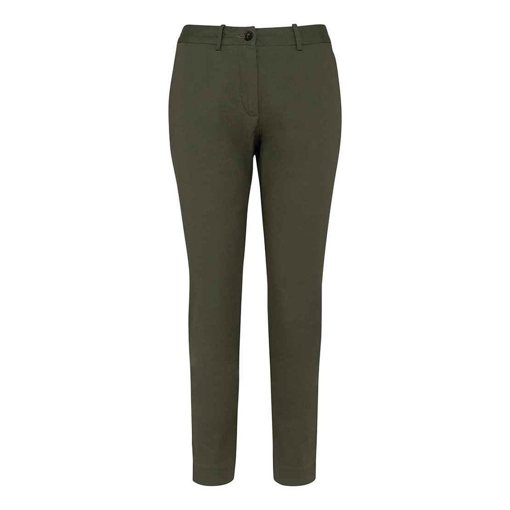Khaki - Front - Native Spirit Womens-Ladies Trousers