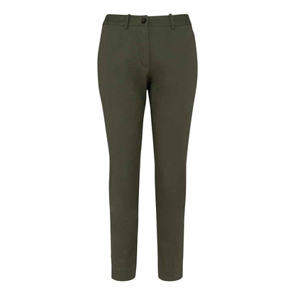 Khaki - Front - Native Spirit Womens-Ladies Trousers