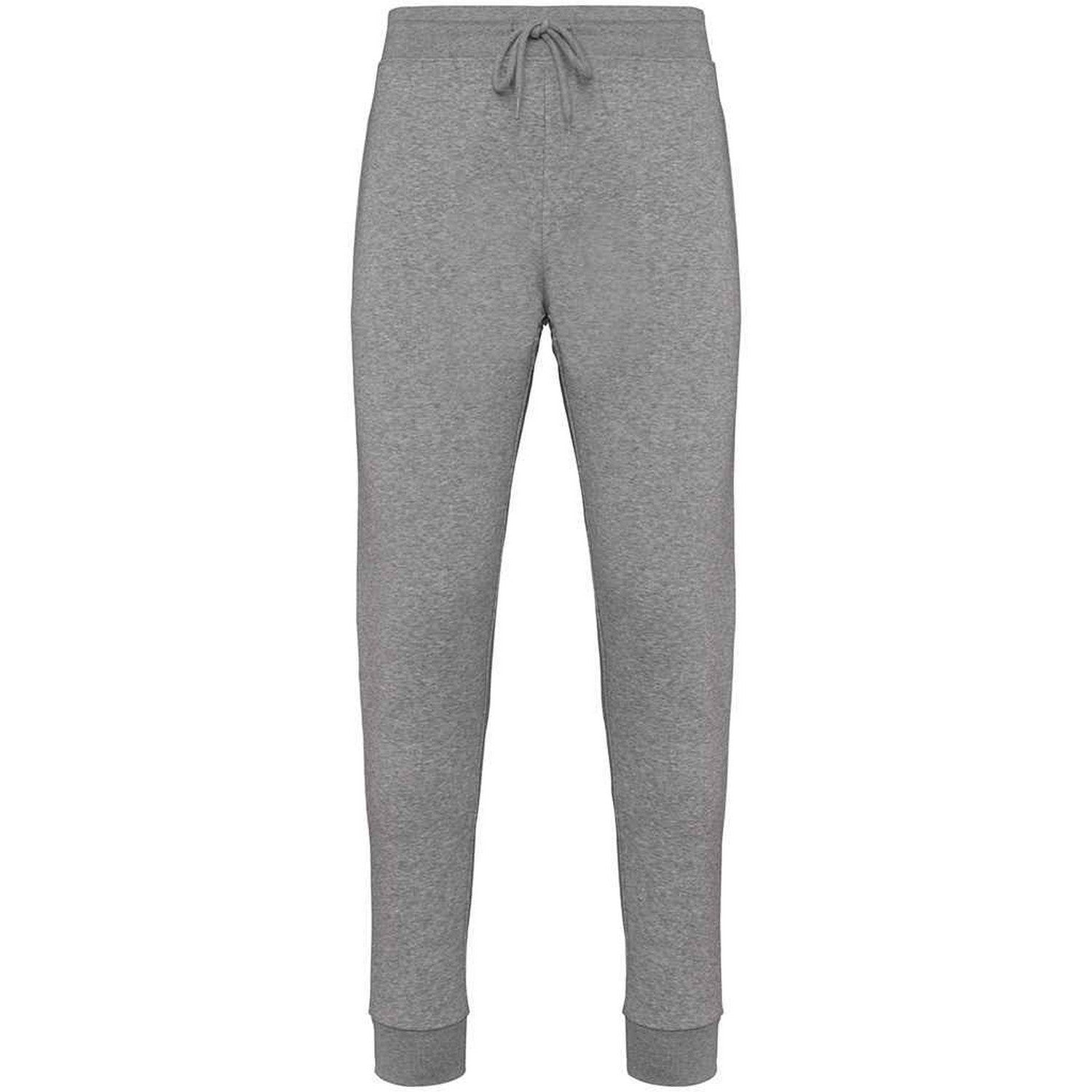 Moon Grey Heather - Side - Native Spirit Mens Jogging Bottoms