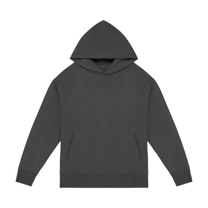 Iron Grey - Front - Native Spirit Unisex Adult Oversized Hoodie