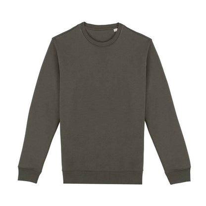 Organic Khaki - Front - Native Spirit Unisex Adult Crew Neck Sweatshirt