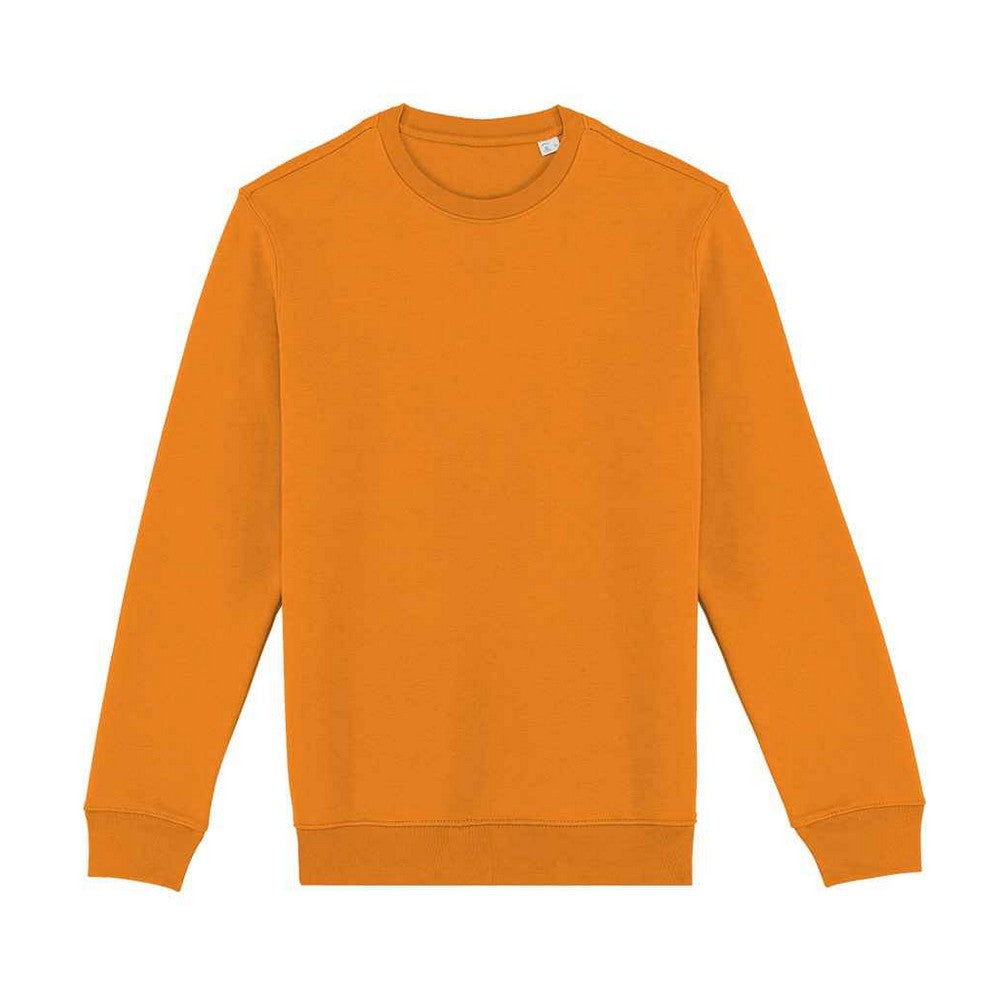 Tangerine - Front - Native Spirit Unisex Adult Crew Neck Sweatshirt