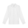 White - Front - Native Spirit Mens Washed Long-Sleeved Shirt