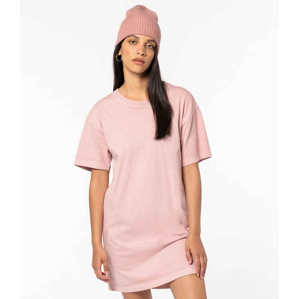 Petal Rose - Side - Native Spirit Womens-Ladies T-Shirt Dress