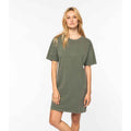 Organic Khaki - Side - Native Spirit Womens-Ladies T-Shirt Dress