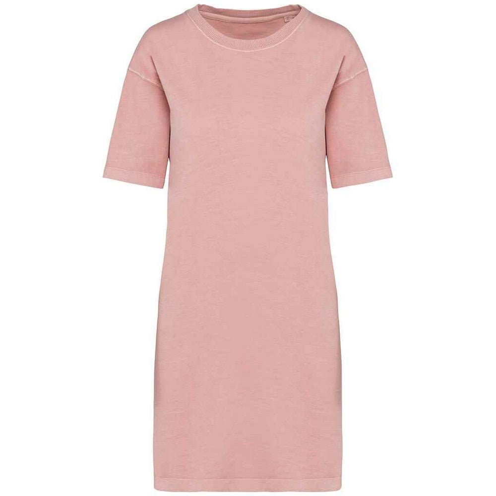 Petal Rose - Front - Native Spirit Womens-Ladies T-Shirt Dress