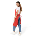 Red - Side - Brand Lab Unisex Adult Bibbed Apron