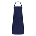 Navy - Front - Brand Lab Unisex Adult Classic Bibbed Apron