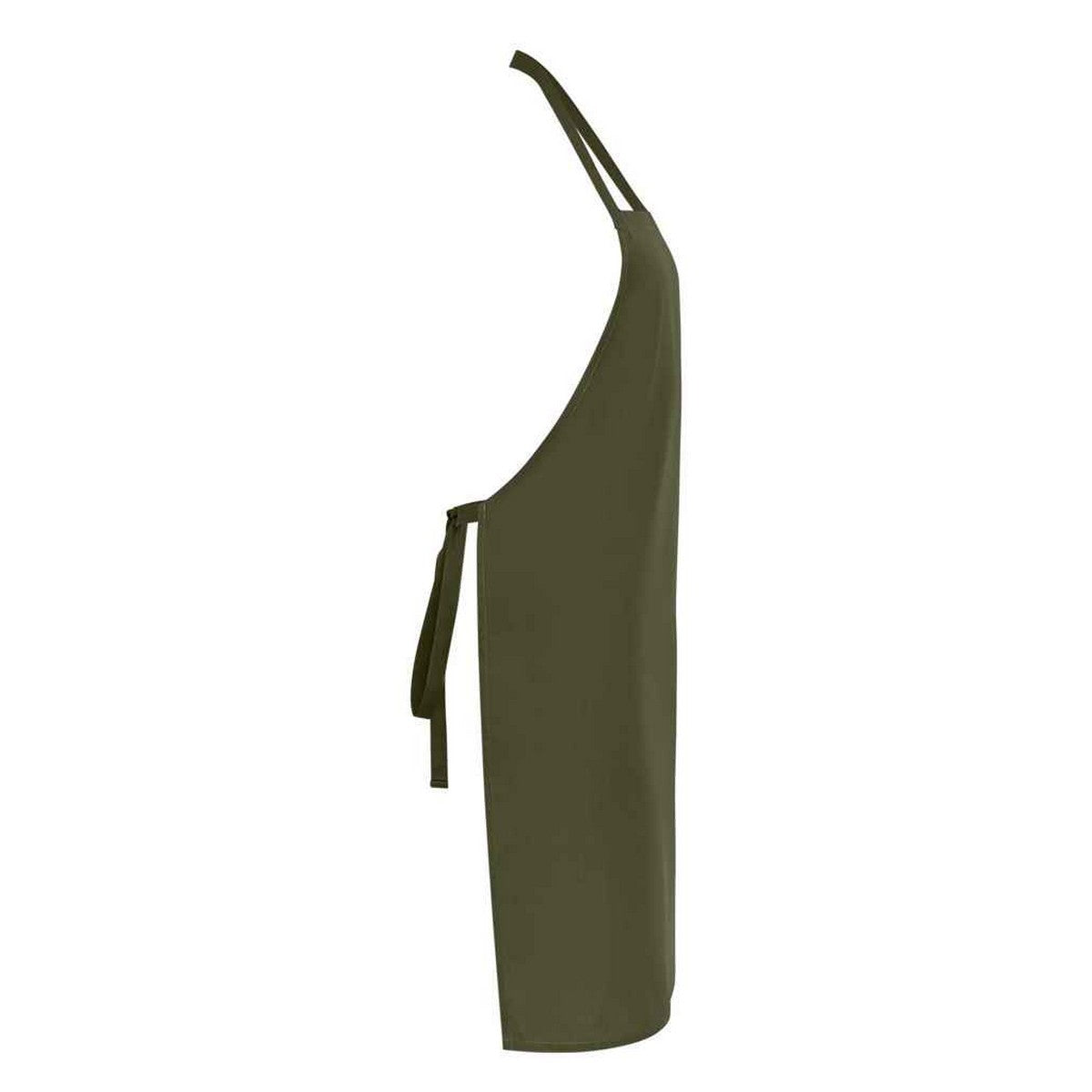 Dark Olive - Back - Brand Lab Unisex Adult Classic Bibbed Apron
