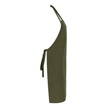 Dark Olive - Back - Brand Lab Unisex Adult Classic Bibbed Apron