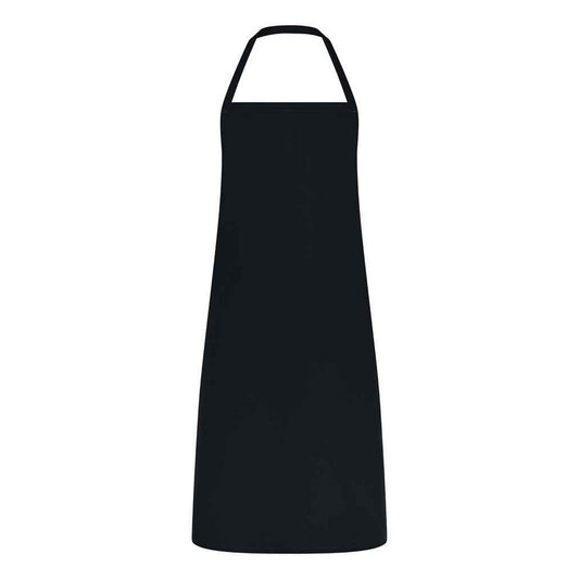 Black - Front - Brand Lab Unisex Adult Classic Bibbed Apron