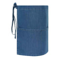 Blue - Back - Brand Lab Denim Short Apron