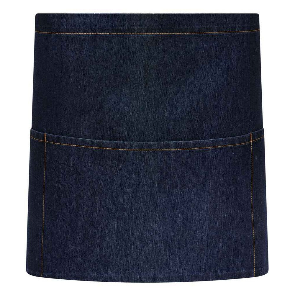Indigo - Front - Brand Lab Denim Short Apron
