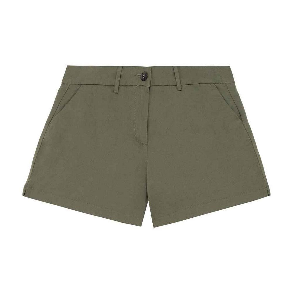 Khaki - Front - Native Spirit Womens-Ladies Casual Shorts