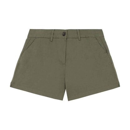 Khaki - Front - Native Spirit Womens-Ladies Casual Shorts