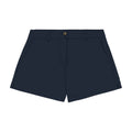 Navy Blue - Front - Native Spirit Womens-Ladies Casual Shorts