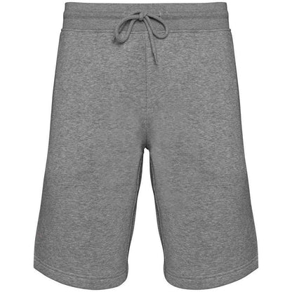 Moon Grey Heather - Side - Native Spirit Mens Sweat Shorts