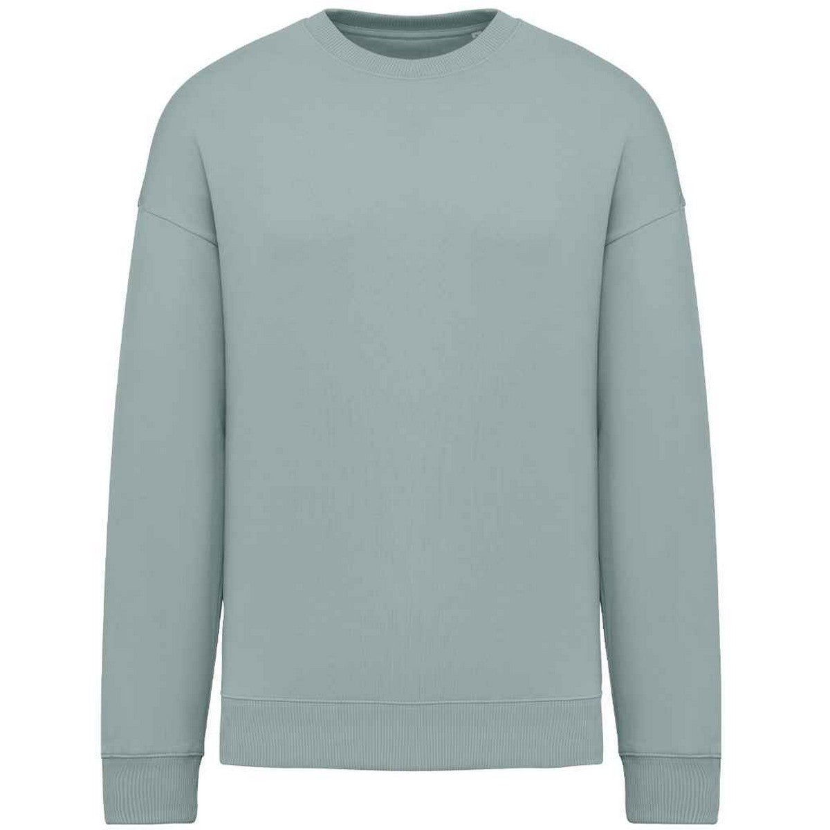 Jade Green - Front - Native Spirit Womens-Ladies Oversized Sweatshirt
