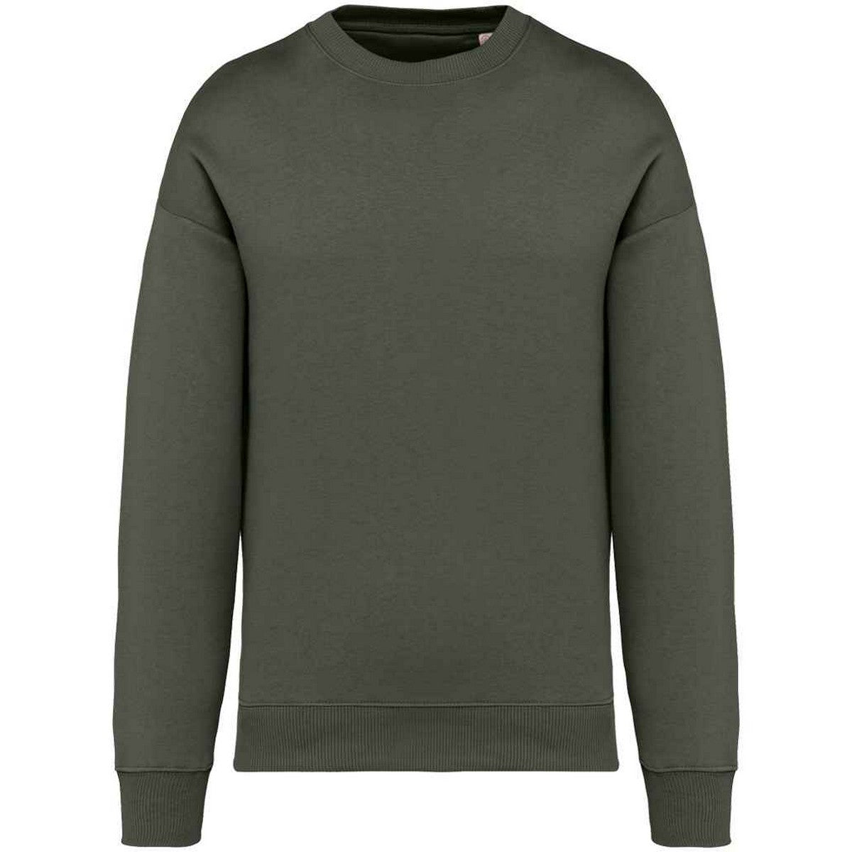 Organic Khaki - Front - Native Spirit Womens-Ladies Oversized Sweatshirt