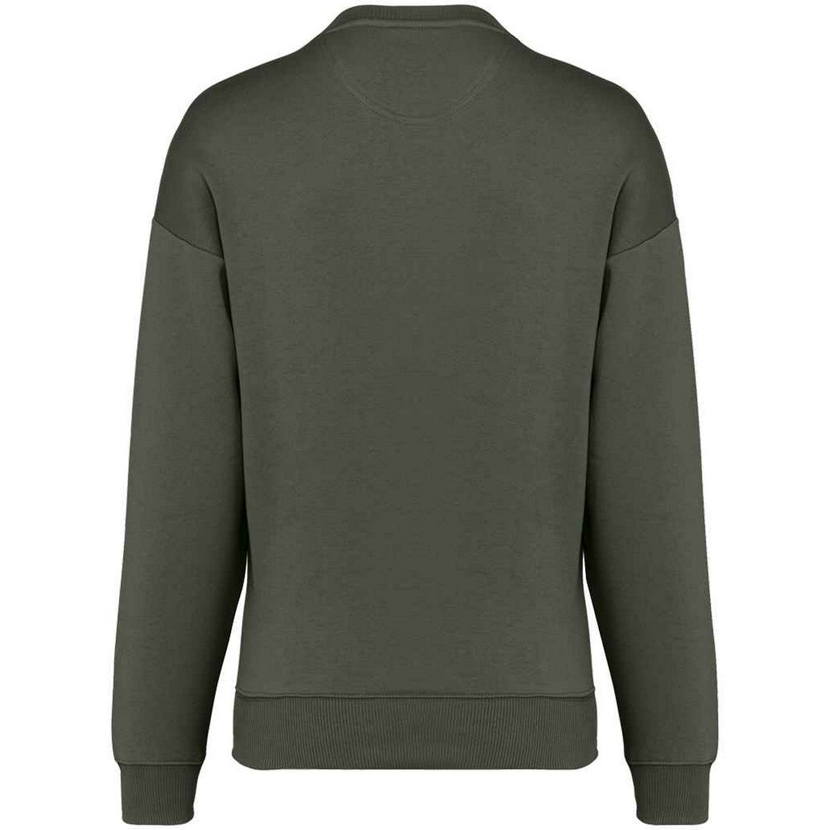 Organic Khaki - Back - Native Spirit Womens-Ladies Oversized Sweatshirt