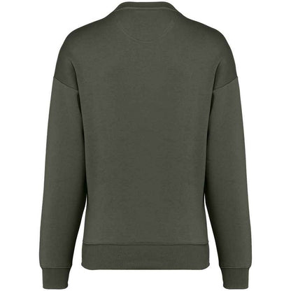 Organic Khaki - Back - Native Spirit Womens-Ladies Oversized Sweatshirt