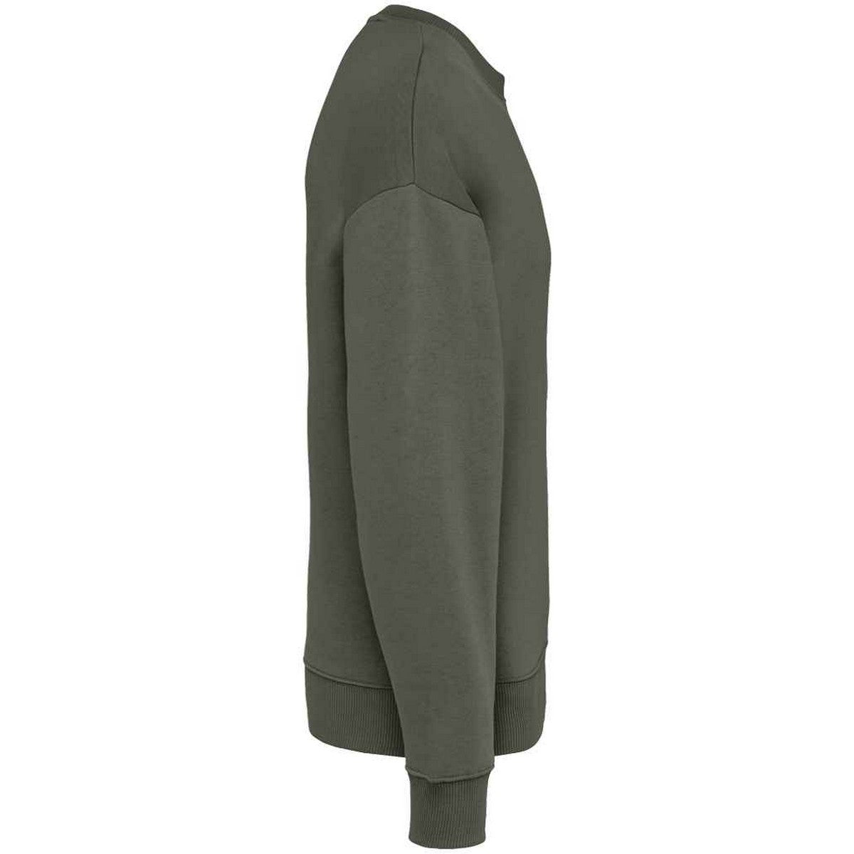 Organic Khaki - Side - Native Spirit Womens-Ladies Oversized Sweatshirt