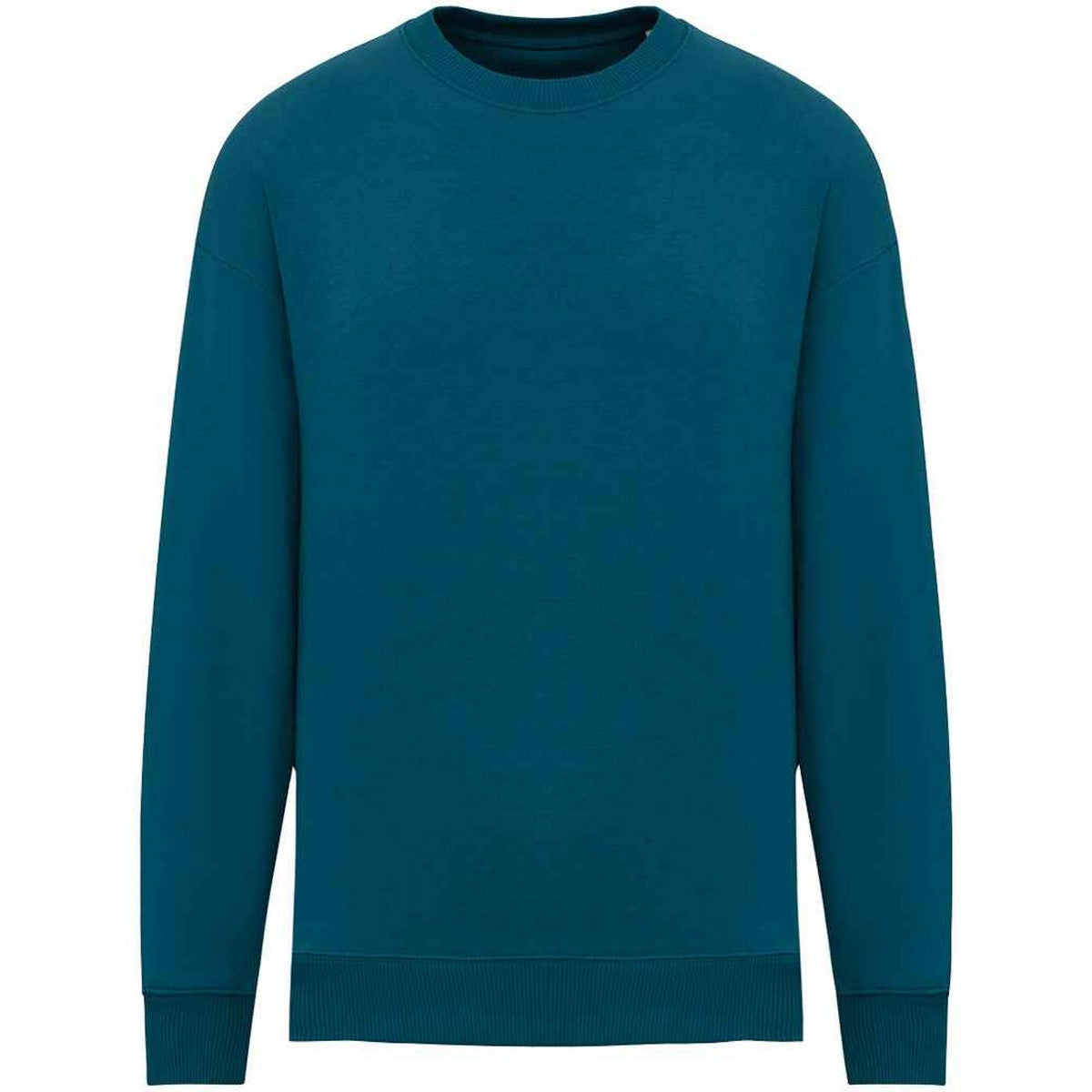 Peacock Green - Front - Native Spirit Womens-Ladies Oversized Sweatshirt