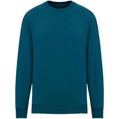 Peacock Green - Front - Native Spirit Womens-Ladies Oversized Sweatshirt