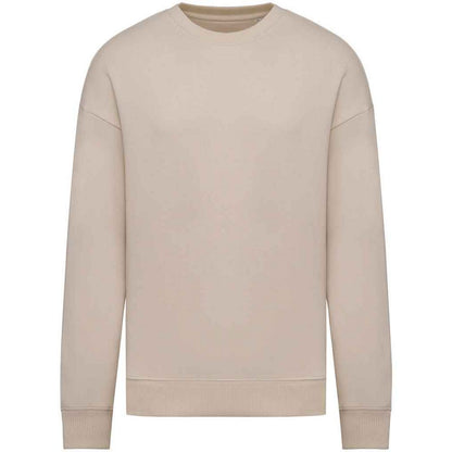 Raw Natural - Front - Native Spirit Womens-Ladies Oversized Sweatshirt