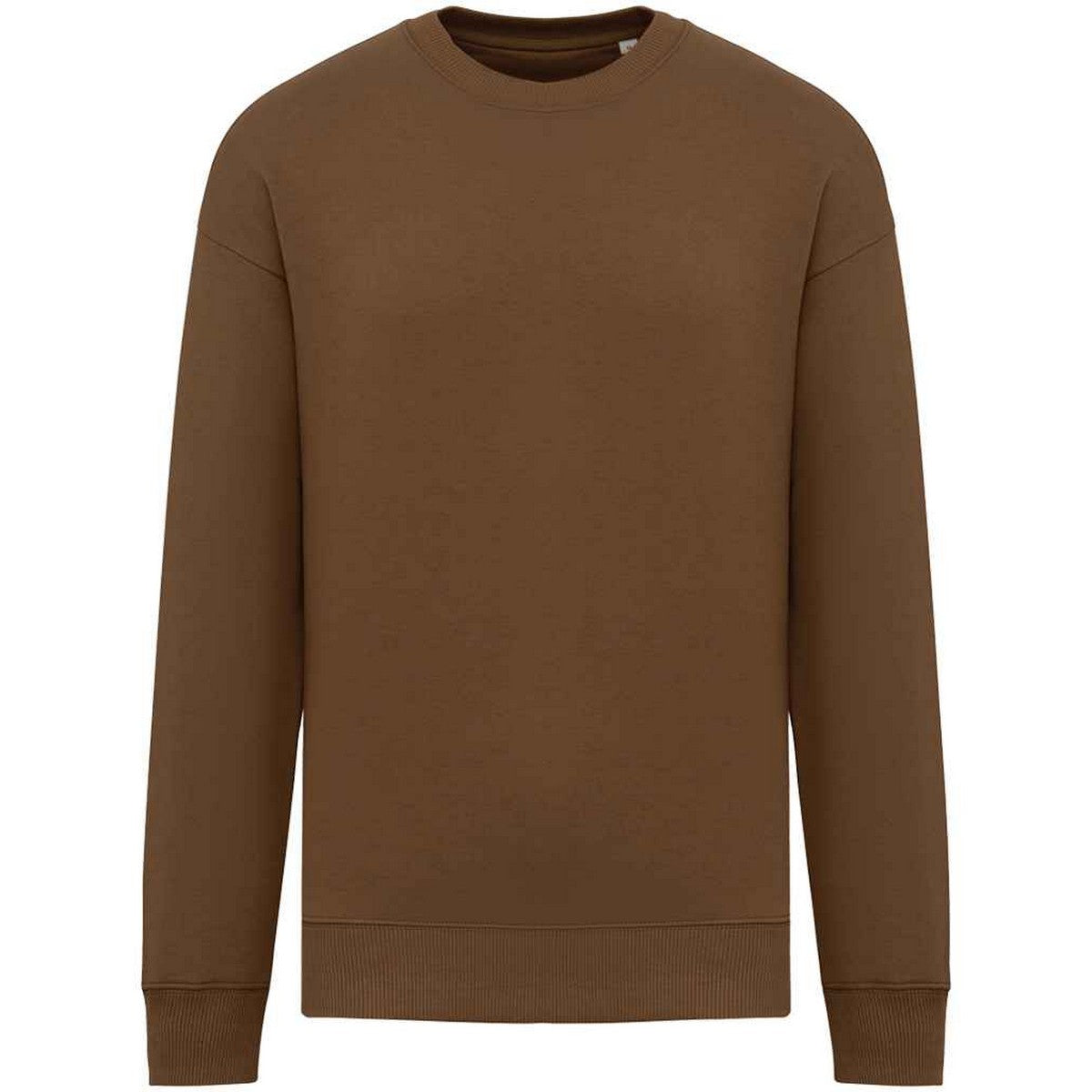 Toffee - Front - Native Spirit Womens-Ladies Oversized Sweatshirt