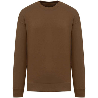 Toffee - Front - Native Spirit Womens-Ladies Oversized Sweatshirt