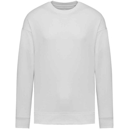 White - Front - Native Spirit Womens-Ladies Oversized Sweatshirt