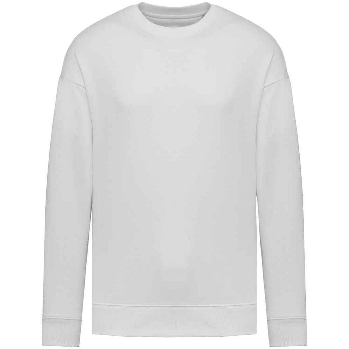 White - Front - Native Spirit Womens-Ladies Oversized Sweatshirt