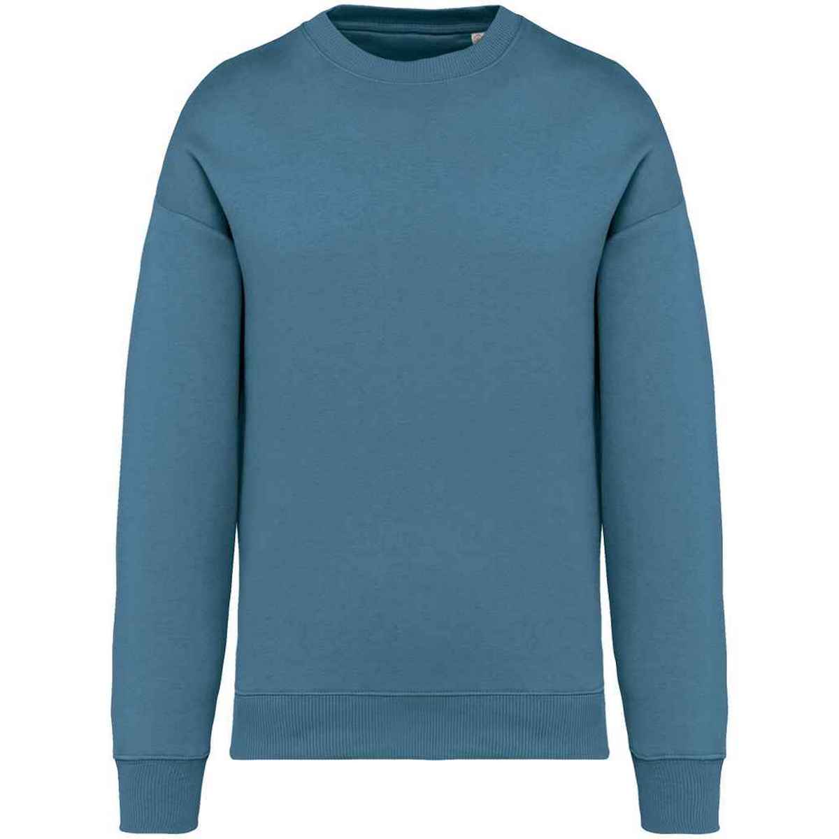 Adriatic Blue - Front - Native Spirit Womens-Ladies Oversized Sweatshirt