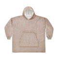 Nude - Front - Brand Lab Unisex Adult Sherpa Fleece Hoodie