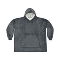 Charcoal - Front - Brand Lab Unisex Adult Sherpa Fleece Hoodie