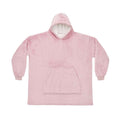 Blush Pink - Front - Brand Lab Unisex Adult Sherpa Fleece Hoodie