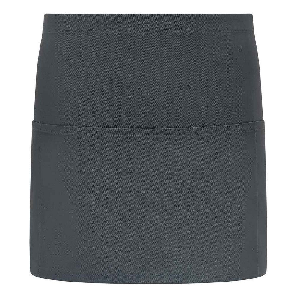 Charcoal - Front - Brand Lab Unisex Adult Short Apron