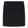 Black - Front - Brand Lab Unisex Adult Short Apron