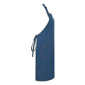 Blue Denim - Back - Brand Lab Unisex Adult Denim Bibbed Apron