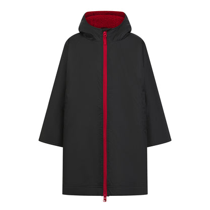 Black-Red - Front - Finden & Hales Childrens-Kids Robe