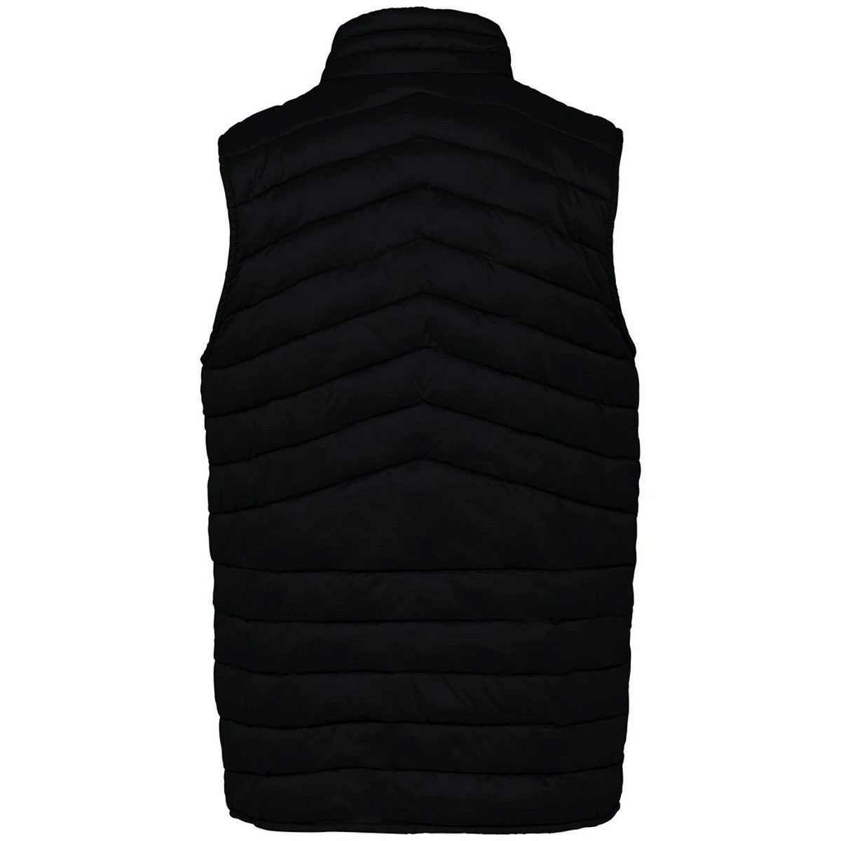 Black - Back - Native Spirit Mens Light Recycled Body Warmer