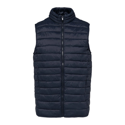 Navy Blue - Front - Native Spirit Mens Light Recycled Body Warmer