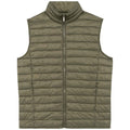 Organic Khaki - Front - Native Spirit Mens Light Recycled Body Warmer