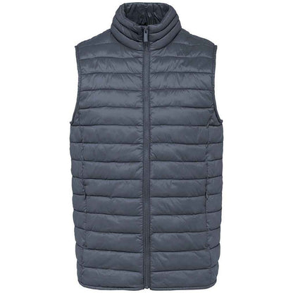 Mineral Grey - Front - Native Spirit Mens Light Recycled Body Warmer
