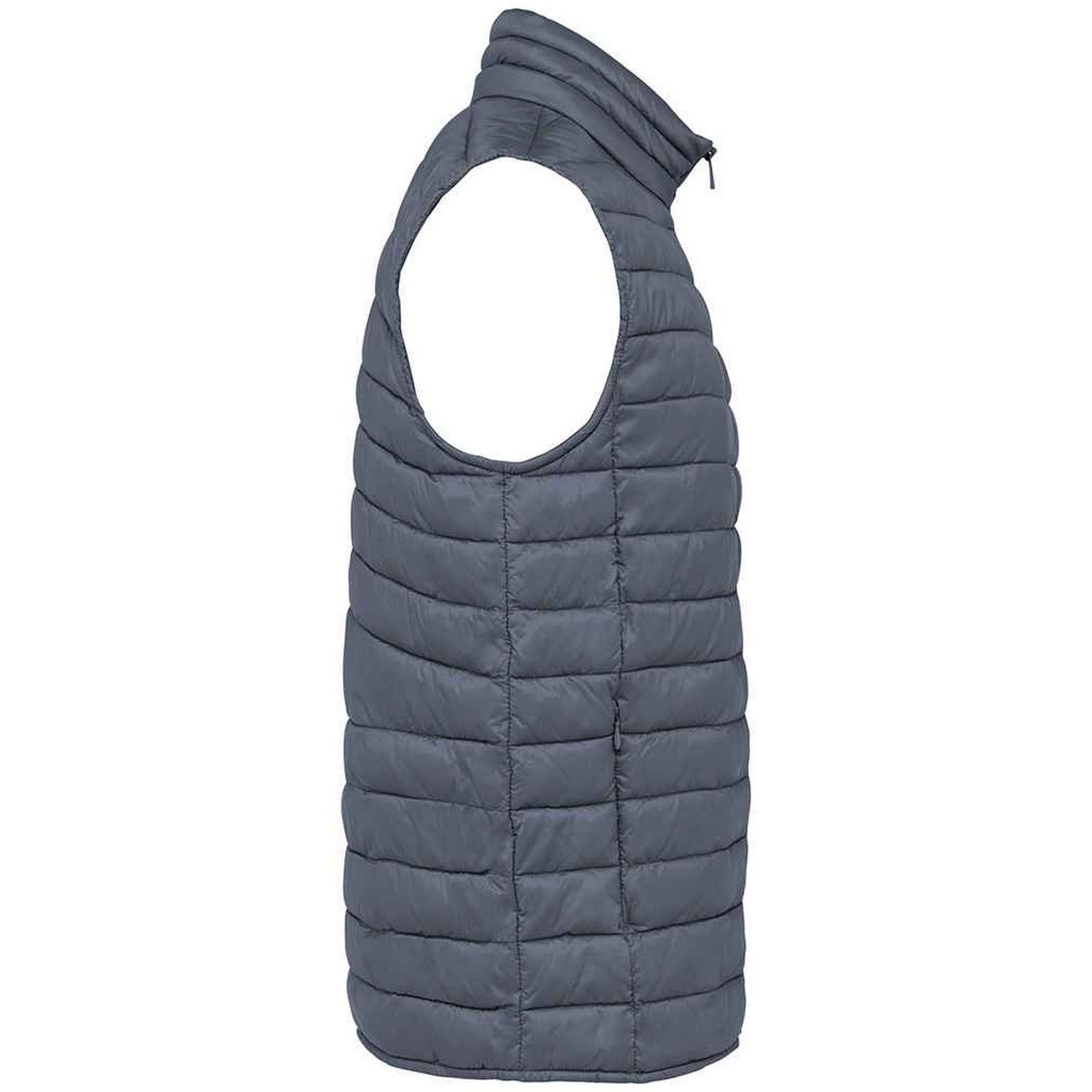 Mineral Grey - Side - Native Spirit Mens Light Recycled Body Warmer