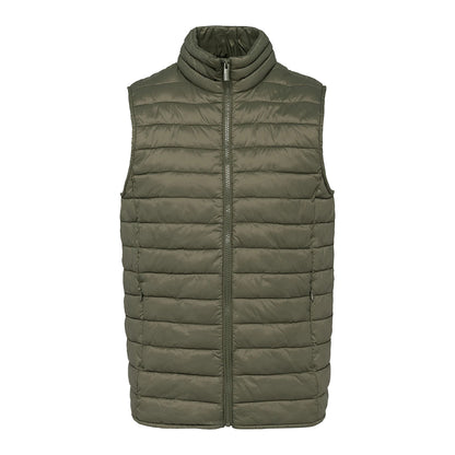 Organic Khaki - Front - Native Spirit Mens Light Recycled Body Warmer